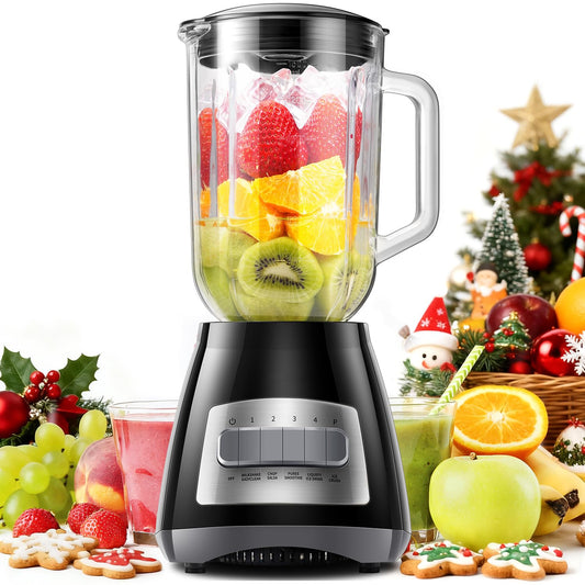 SHARDOR Smoothie Maker 1,5 Liter, Mixer mit 5 Stufen
