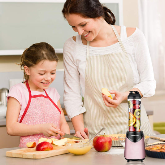 La Rêveuse Personal Blender Rosa, Mix&Go 300W BPA-frei
